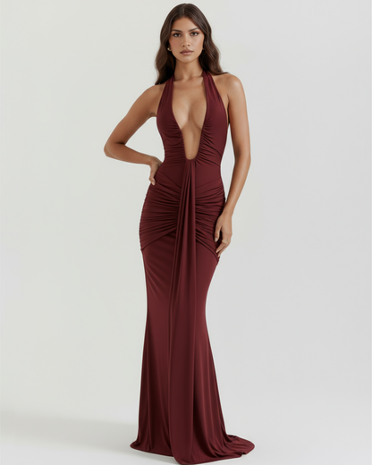 Vestido Ariel – Burdeos
