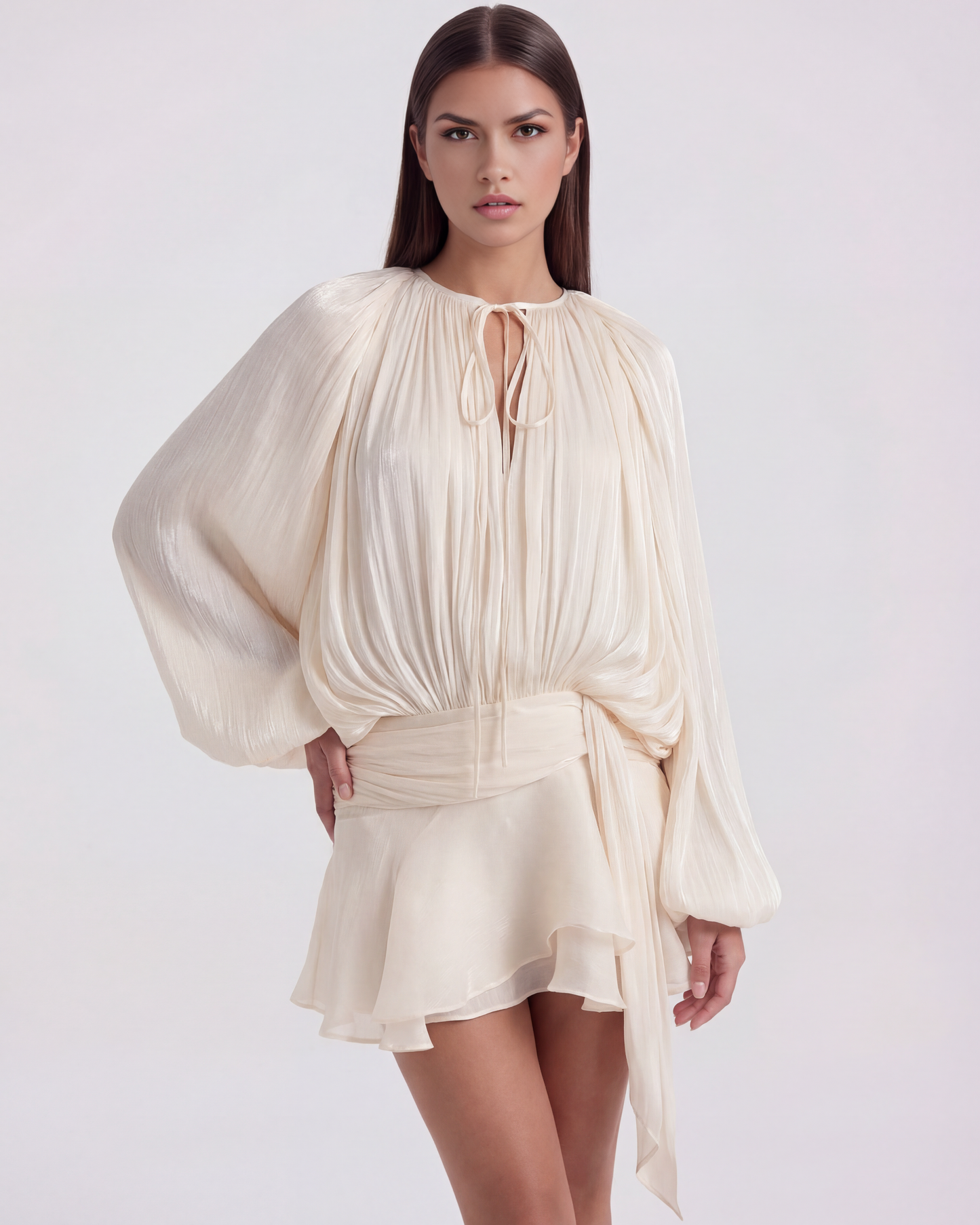 Vestido Giovanna – Crema