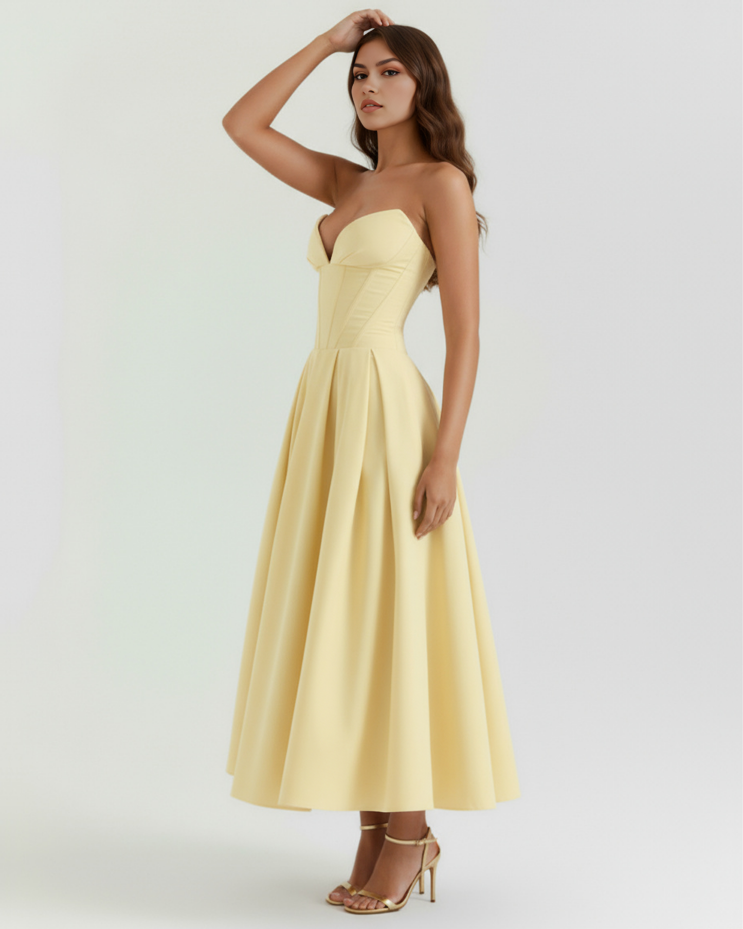 Vestido Amalfi – Amarillo Claro