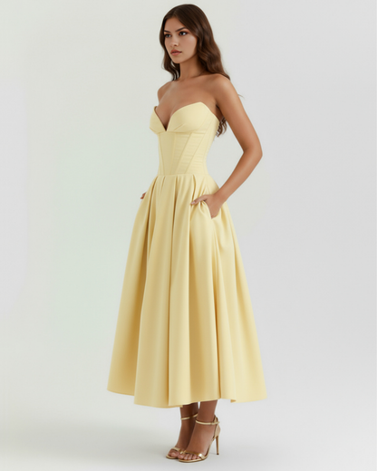 Vestido Amalfi – Amarillo Claro