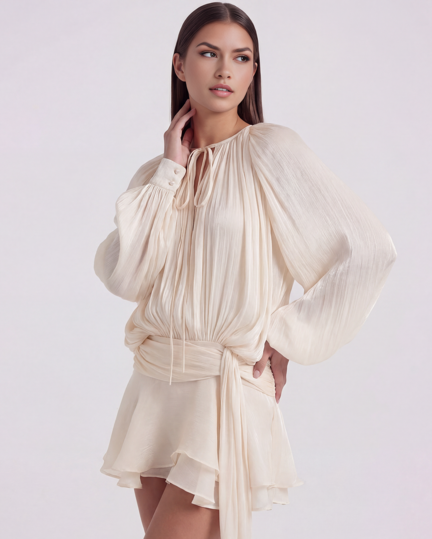 Vestido Giovanna – Crema