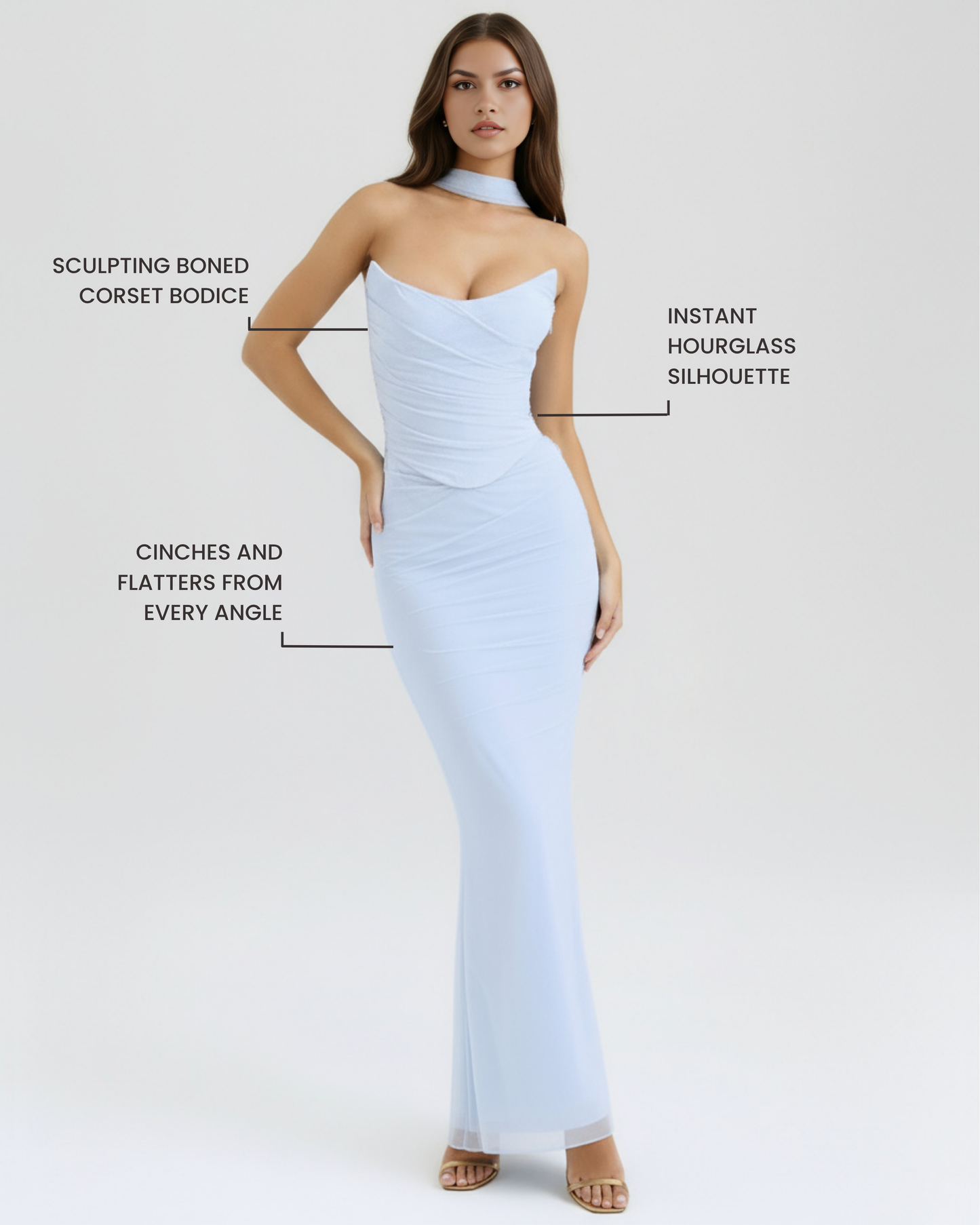 Vestido Malu – Azul Bebé