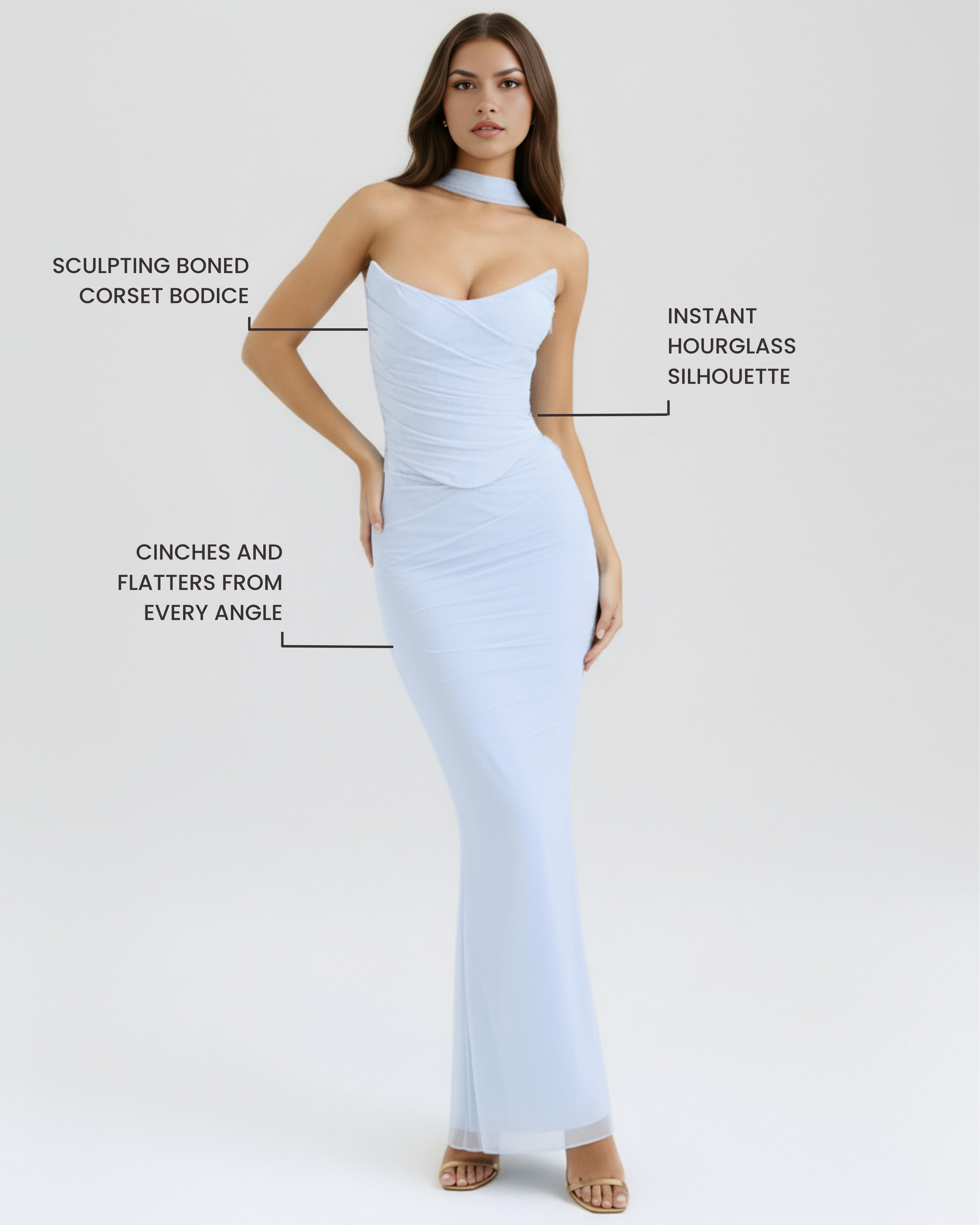 Vestido Malu – Azul Bebé