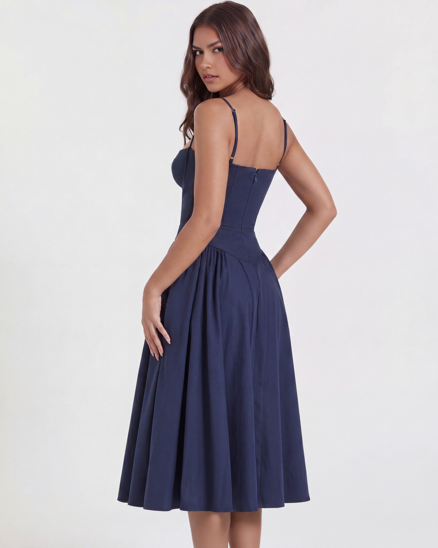 Vestido Francesca – Azul Marino