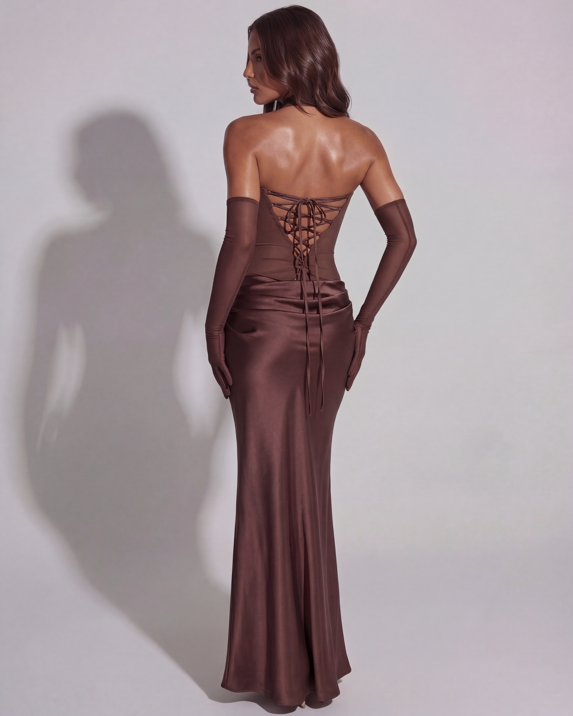 Vestido Vittoria – Marrón