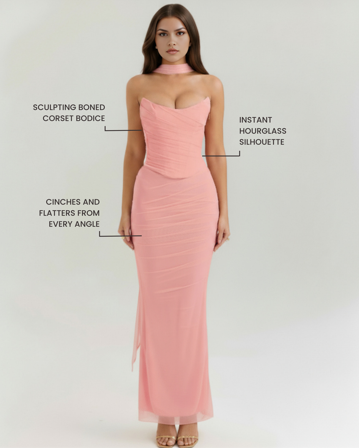Vestido Malu – Rosa