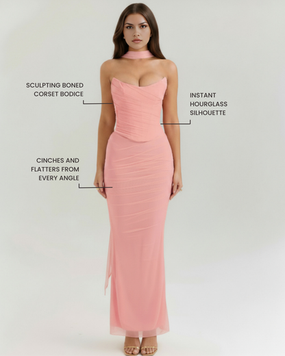 Vestido Malu – Rosa