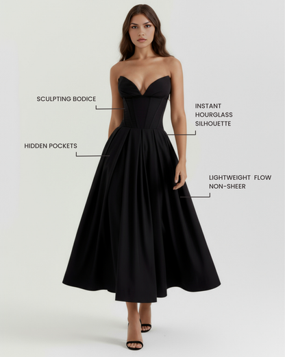 Vestido Amalfi – Negro