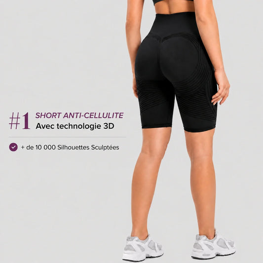 Short Moldeador 3D Reafirmante - Negro