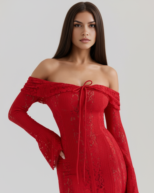 Vestido Alessandra – Rojo