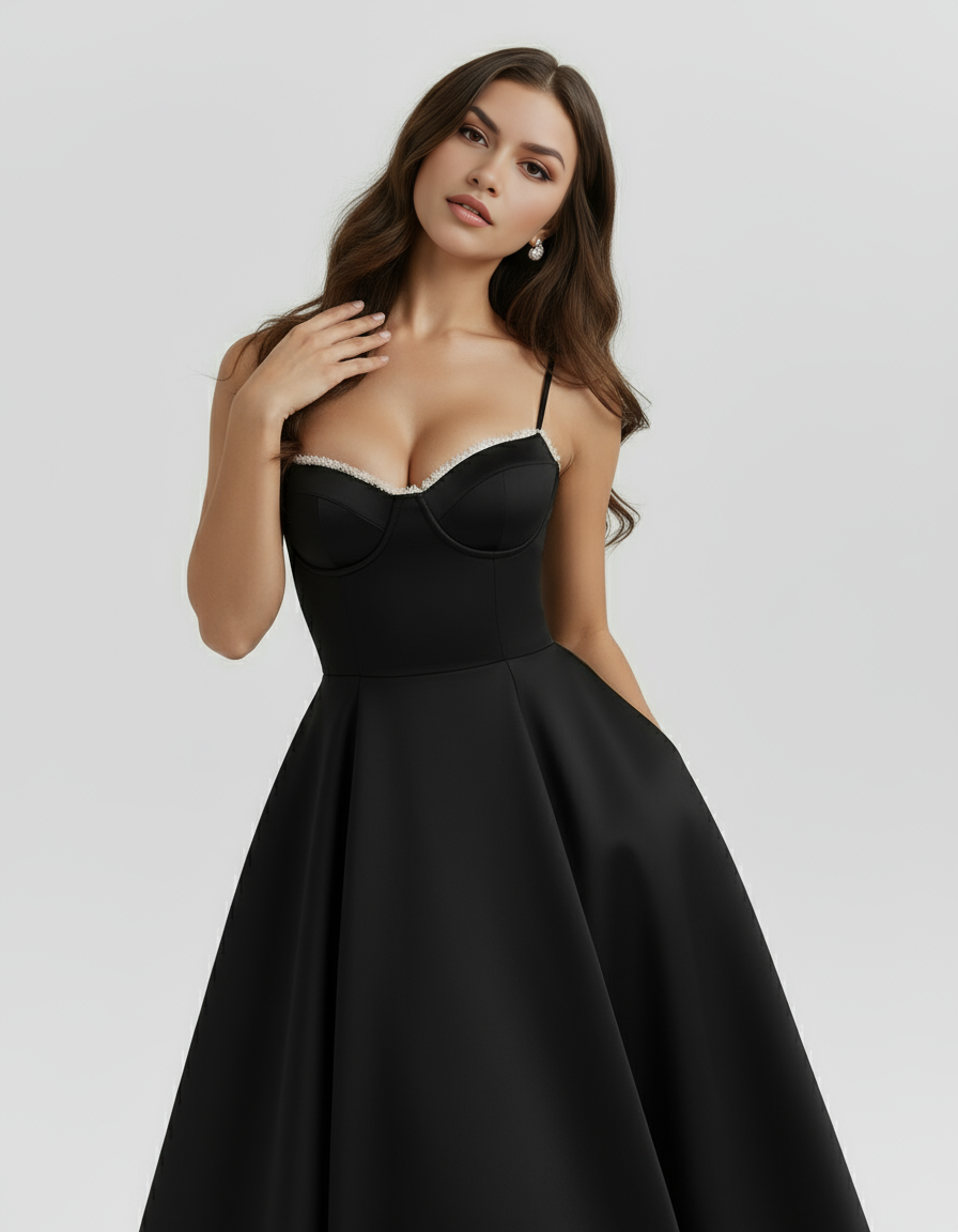 Vestido Selene – Negro