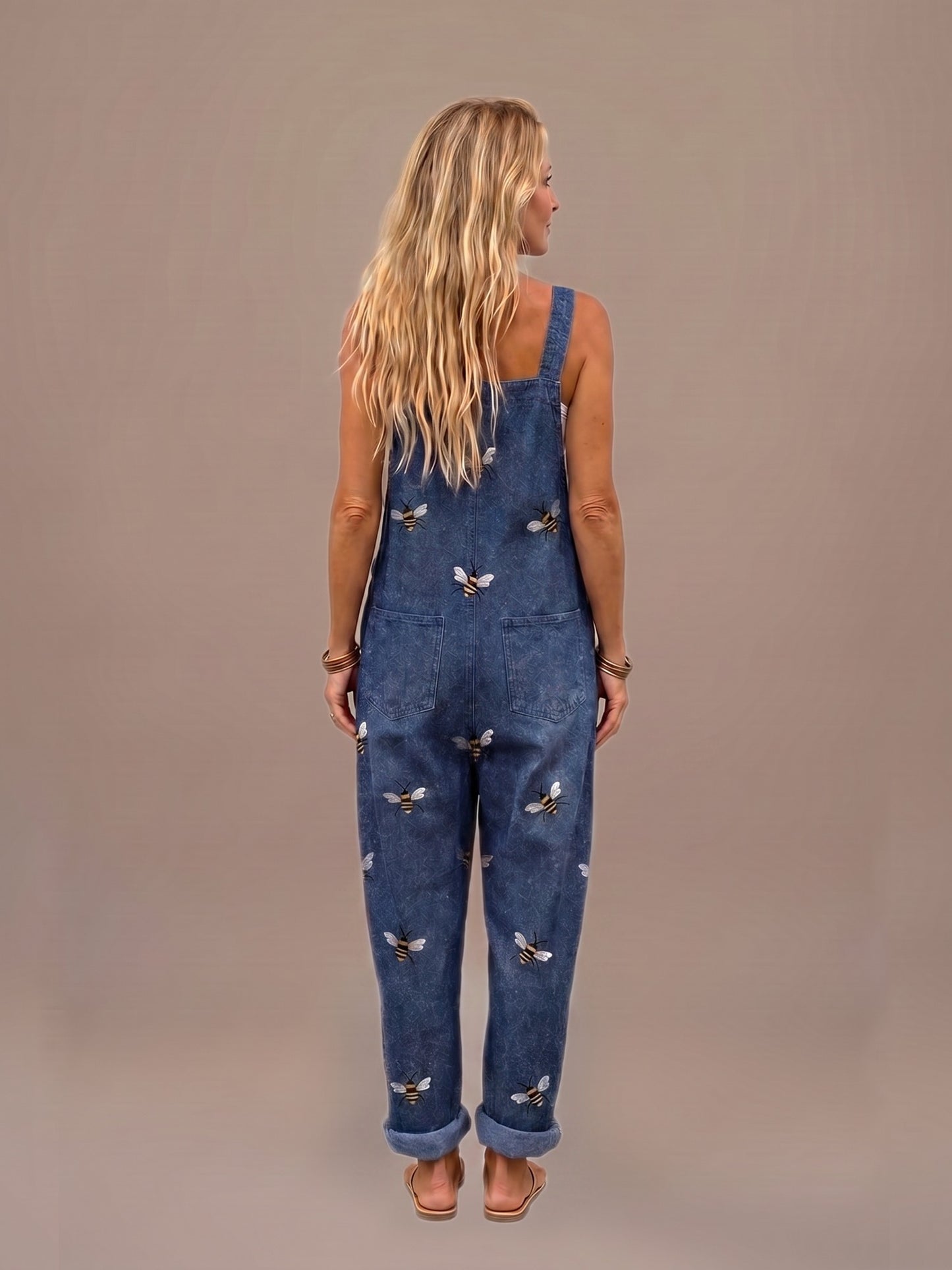 Mono Vaquero Estampado Abejas