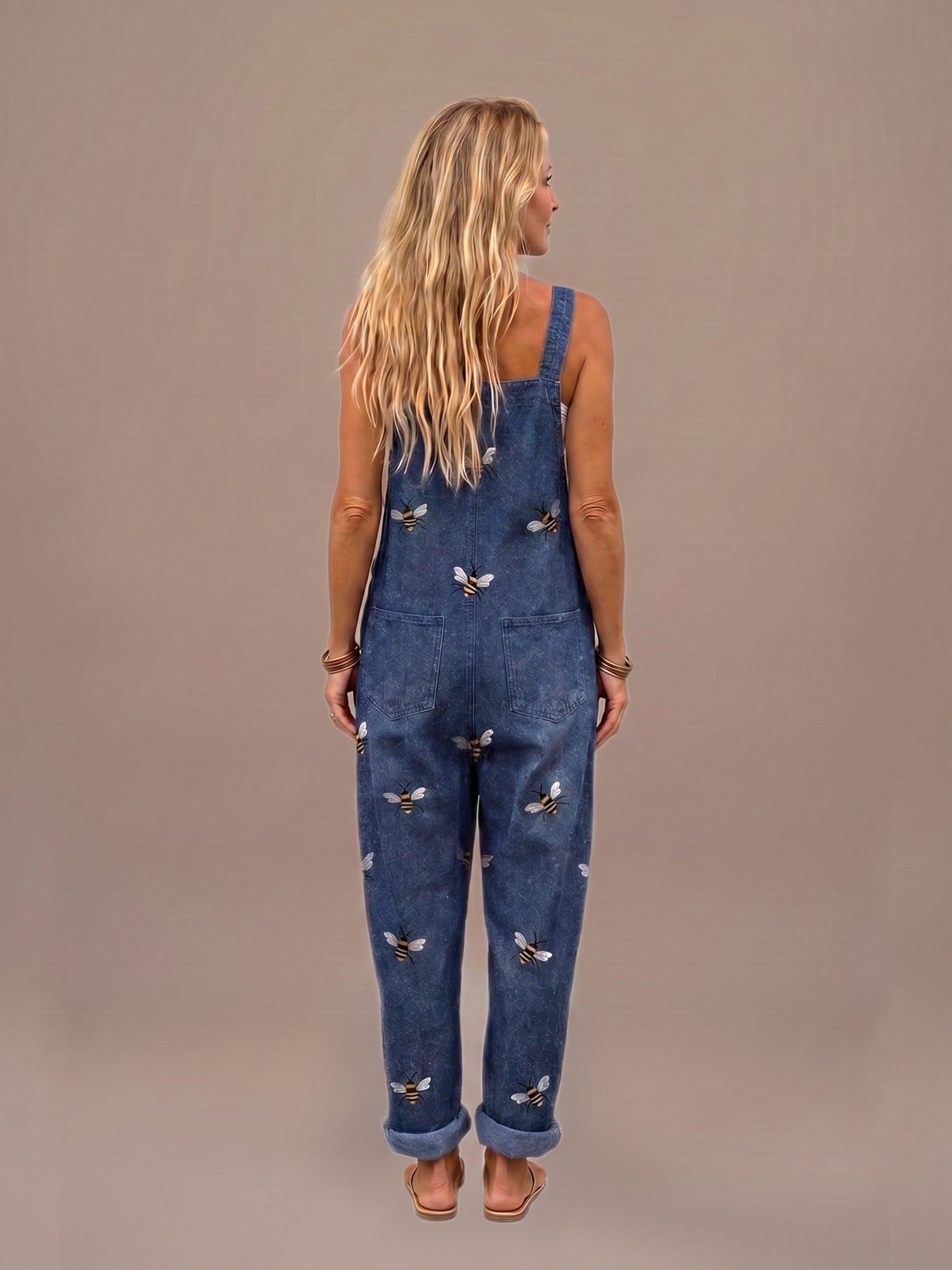 Mono Vaquero Estampado Abejas