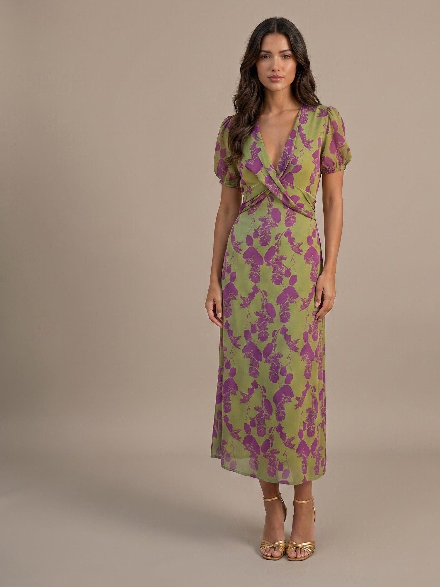 Vestido Cruzado de Invitada