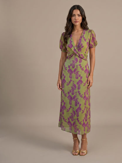 Vestido Cruzado de Invitada