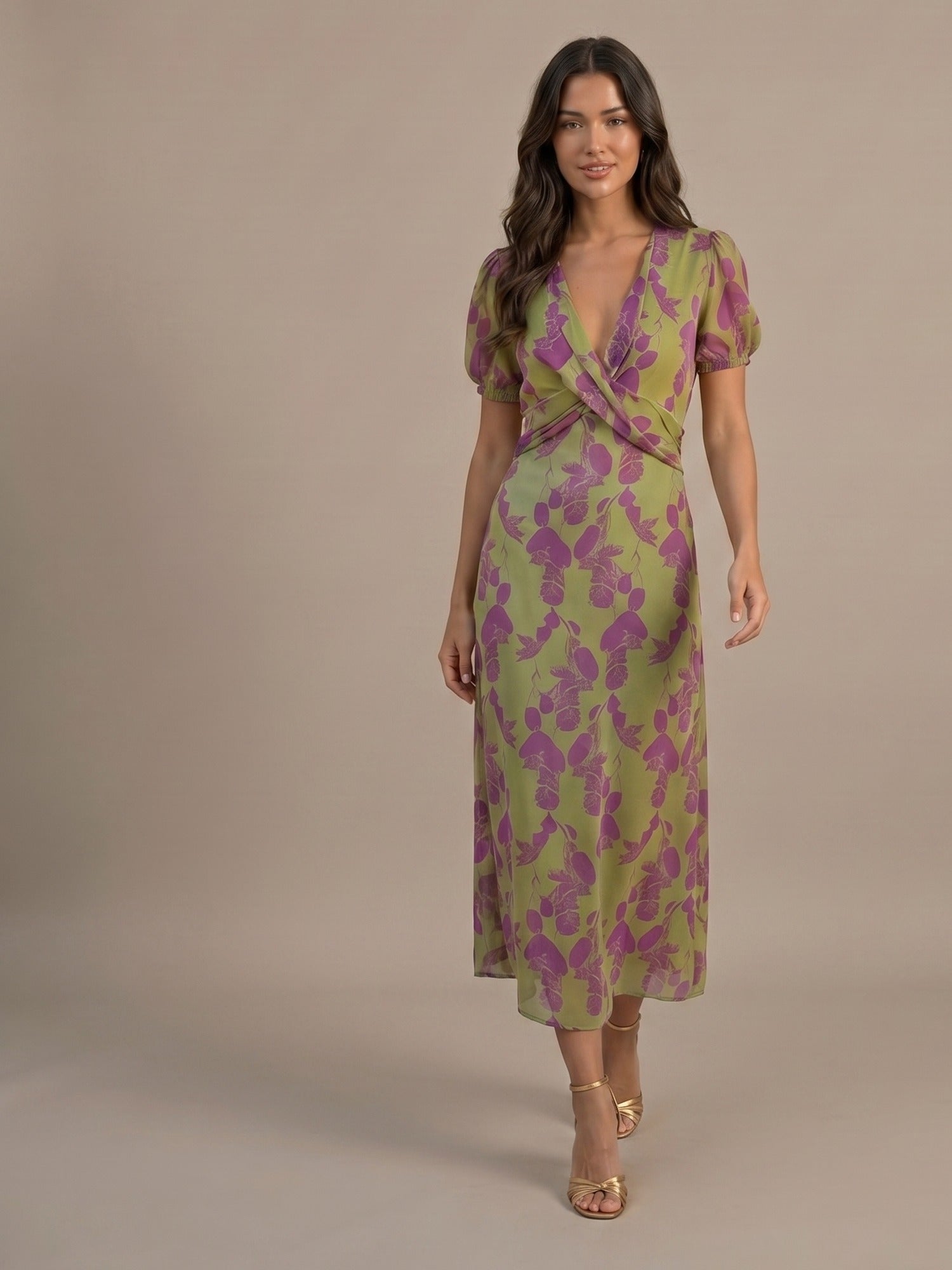 Vestido Cruzado de Invitada