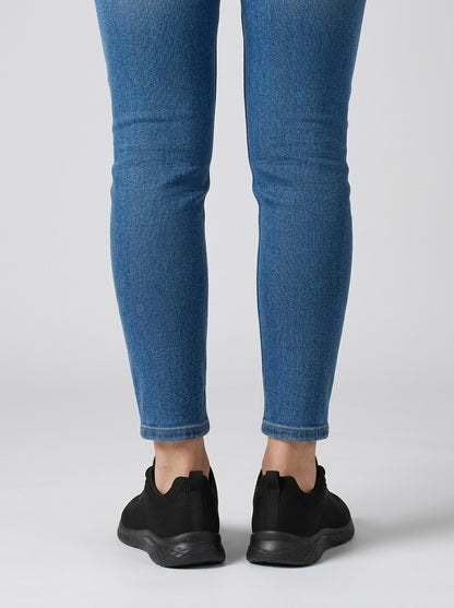 Clara — Zapatilla Cómoda de Diario - Negro Total