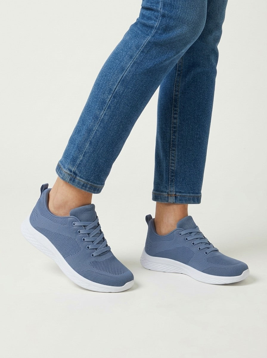 Clara — Zapatilla Cómoda de Diario - Azul