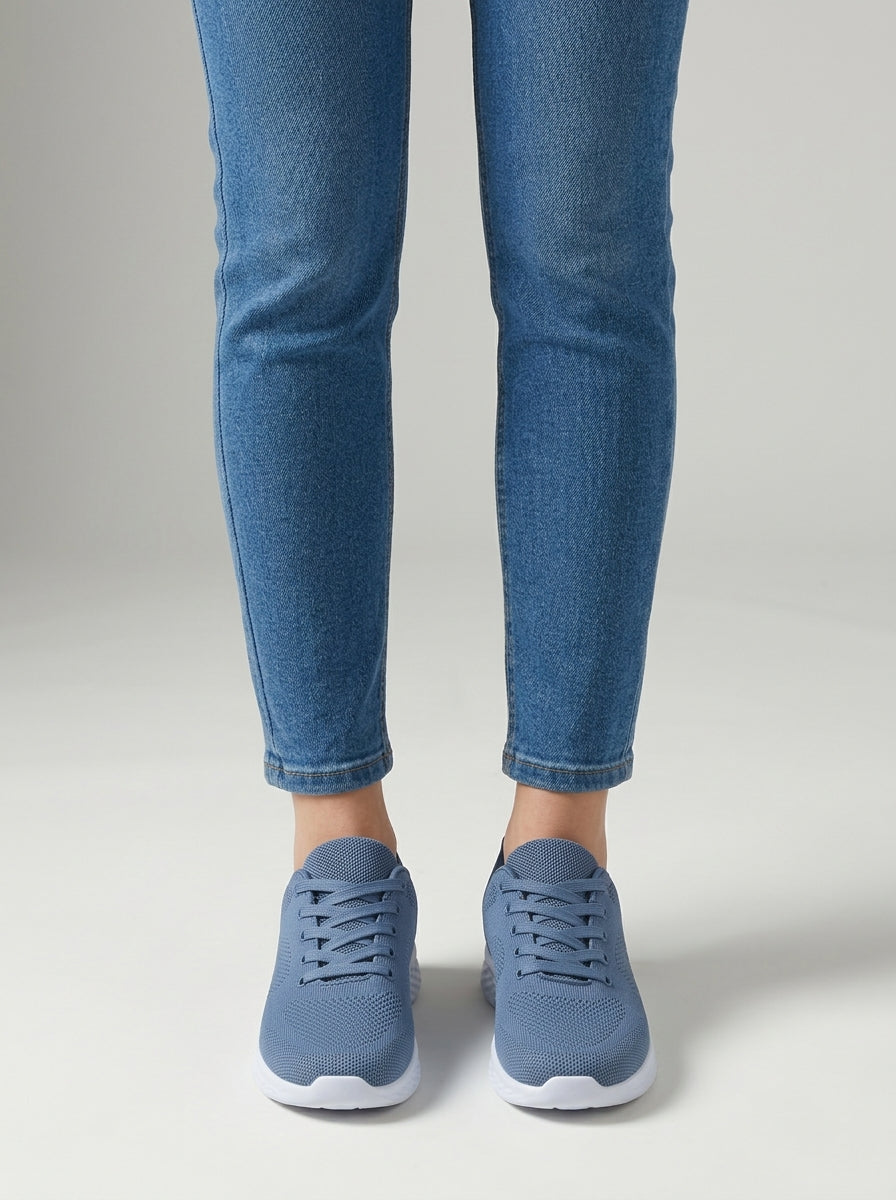 Clara — Zapatilla Cómoda de Diario - Azul
