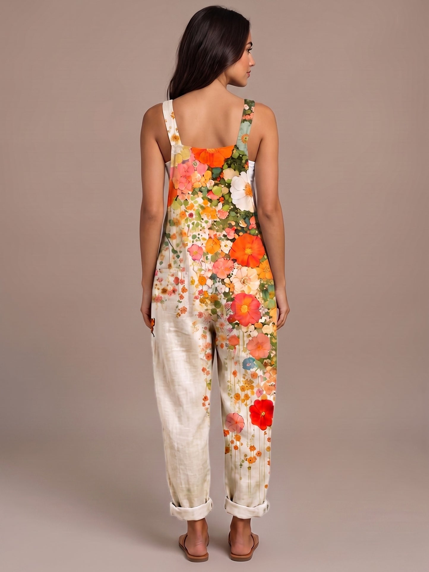 Mono Largo Floral Crema