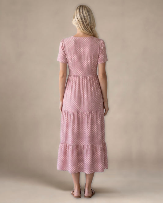 Vestido Midi de Lunares