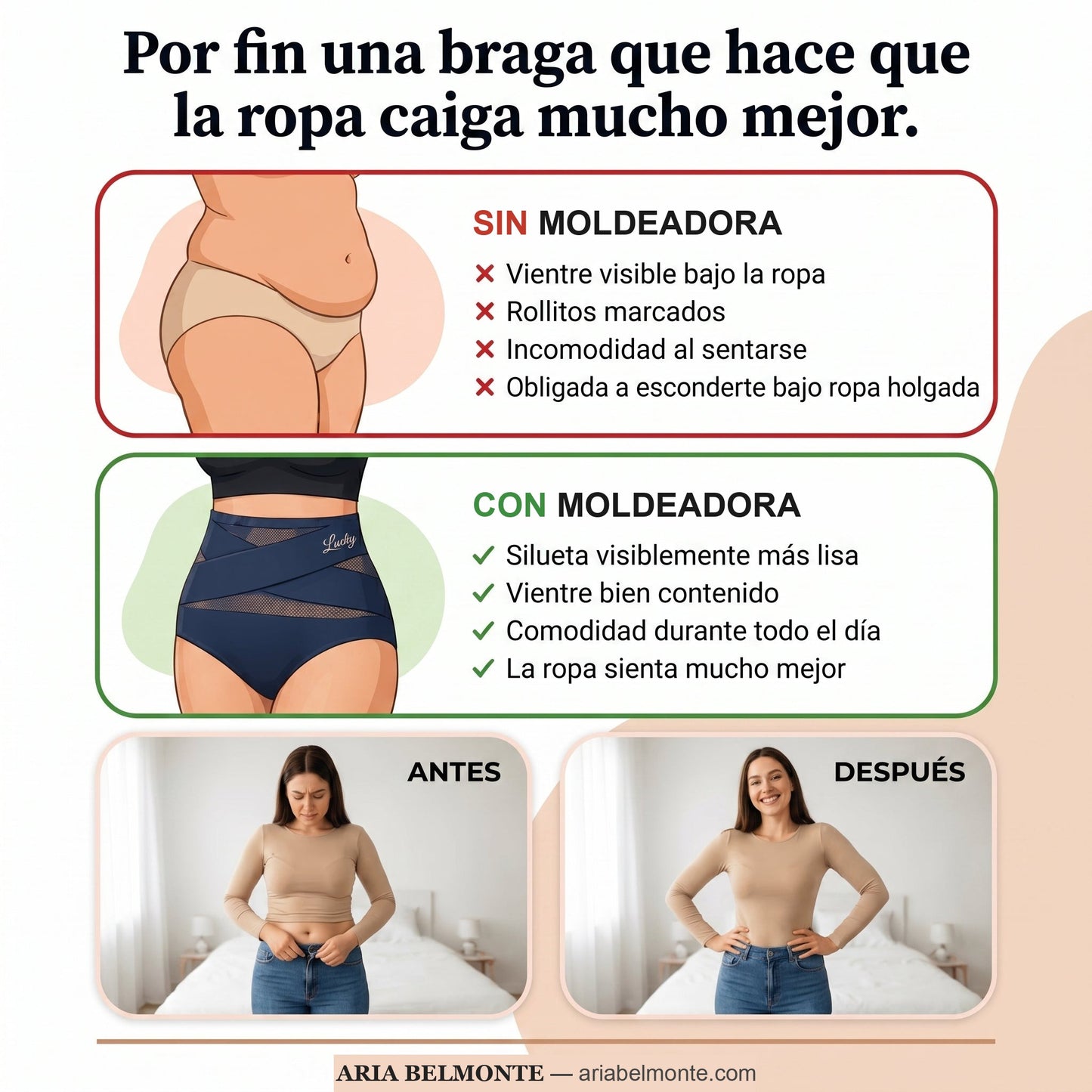 Braguita Moldeadora Talle Alto – Vientre Plano sin Esfuerzo