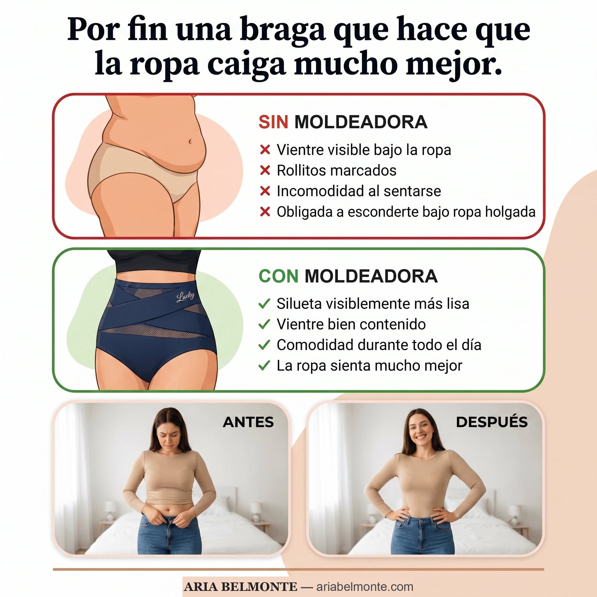 Braguita Moldeadora Talle Alto – Vientre Plano sin Esfuerzo