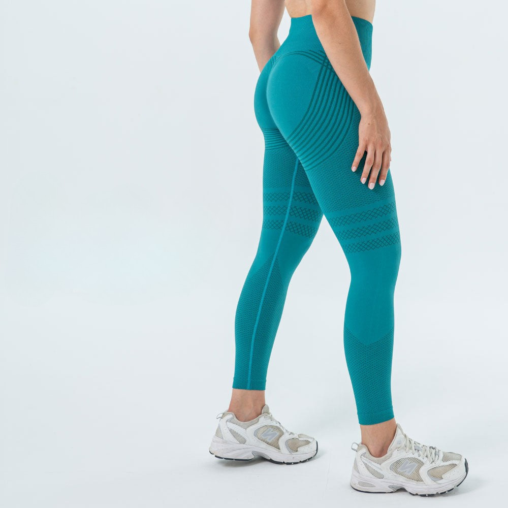 Leggings Moldeadores Anticelulitis 3D - Verde oscuro