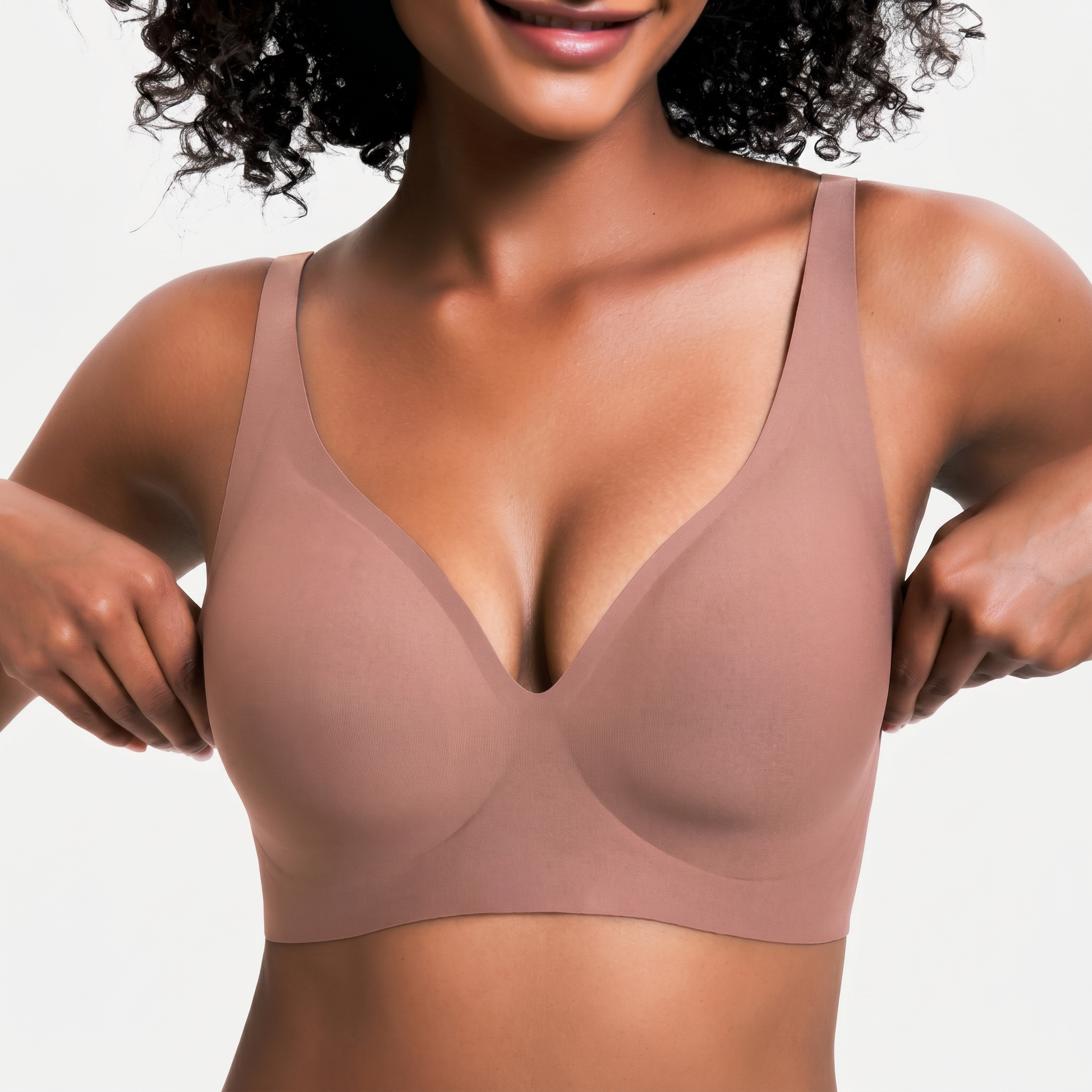 Sujetador Moldeador Sin Aros - Rosa Nude