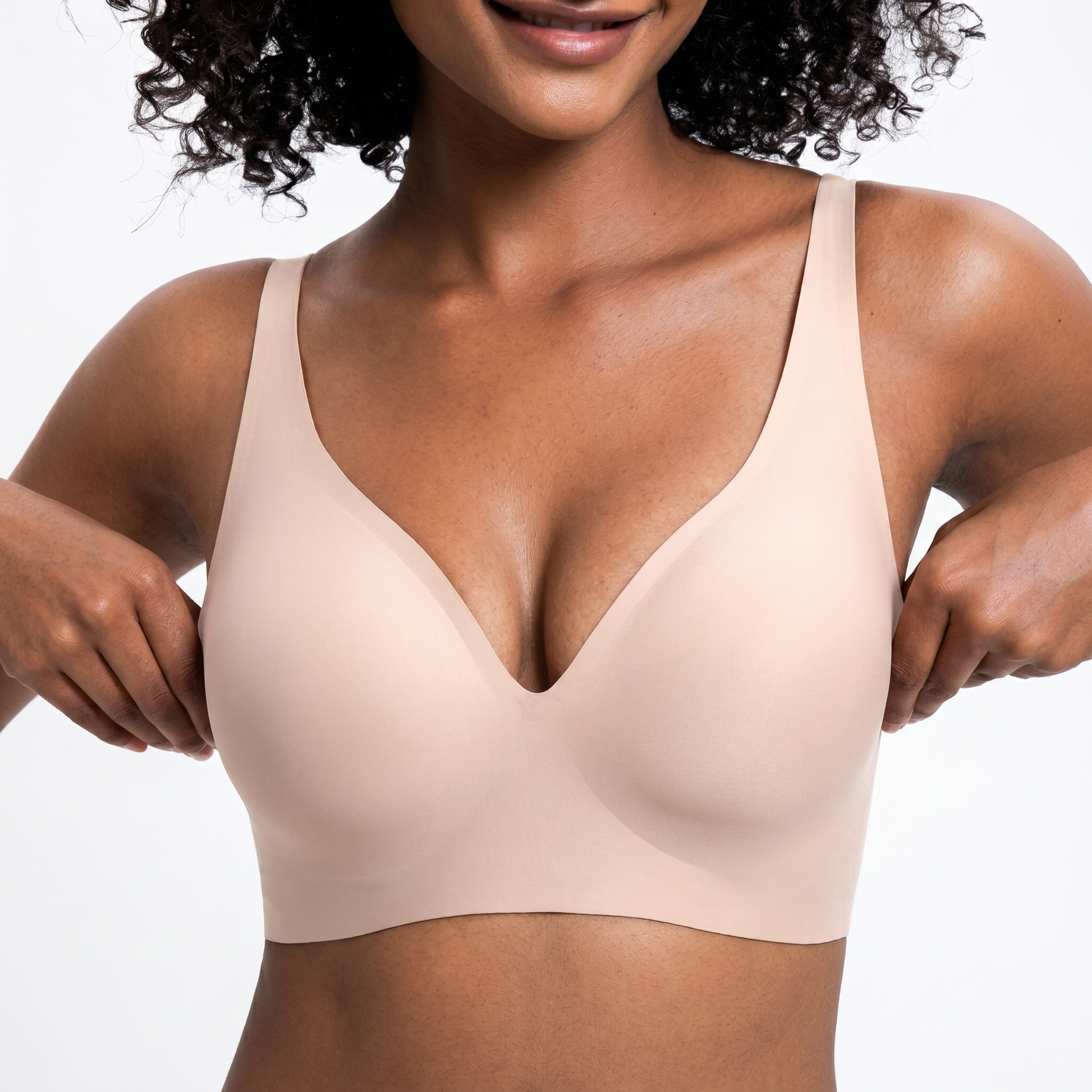 Sujetador Moldeador Sin Aros - Beige