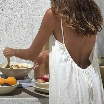Vestido Nuance™ — Espalda al Aire - Blanco