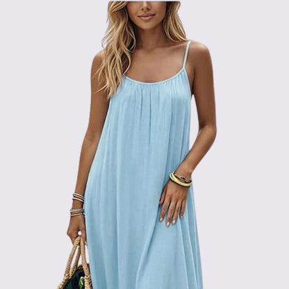 Vestido Nuance™ — Espalda al Aire - Azul cielo