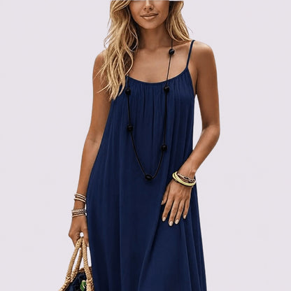 Vestido Nuance™ — Espalda al Aire - Azul marino